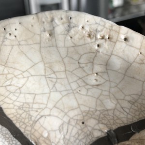 工芸品 raku Raku -Fatty White Crackle | Glazy